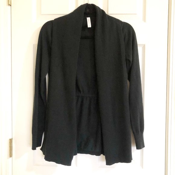 Sweaters - Gap Body Black Open Front Cardigan Size Small